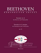 Jubilee Price: Sonata in A Major for Pianoforte and Violoncello, op. 69